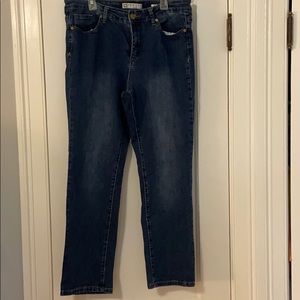 Anne Klein Slim Crop Jeans